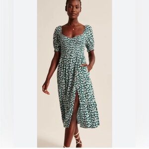 Abercrombie ruched dress